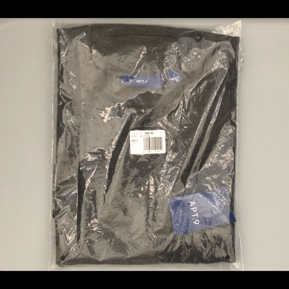 Women’s Apt. 9 Drop-Shoulder Sweatshirt Grey Stall - Picture 4 of 6